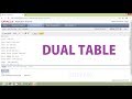 Oracle Tutorial - DUAL Table