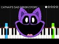 CatNap's Sad Origin Story - Poppy Playtime 3 | EASY Piano Tutorial