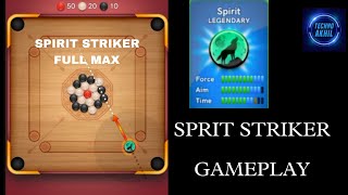 Spirit striker max gameplay 🥶. Mastermind shots #akhil #flare #carrompool #gaming #miniclip