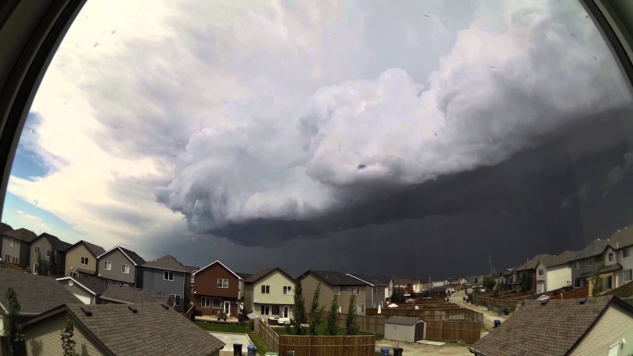 Amazing Calgary Storm Clouds Time Lapse! July 22 2015 - YouTube