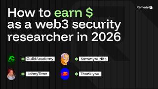How to earn money as a web3 security researcher