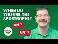 Un and un' - When do you use the apostrophe? | CBI Show 2.08