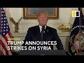 Donald Trump announces strikes on Syria