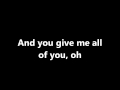John Legend-All Of Me ( Lyrics+Letra )