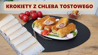 Krokiety z chleba tostowego / agatabodkuchni