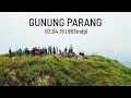 Pendakian Gunung Parang, Purwakarta (Mount Parang) - DRONE SHOTS