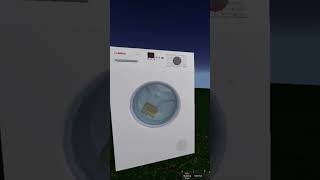 bosch washer destruction #roblox #laundry #washers