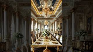 Luxury Baroque Dining Room #luxuryhouse #mansion #luxurylifestyle #baroque #dreamhome #luxuryhome