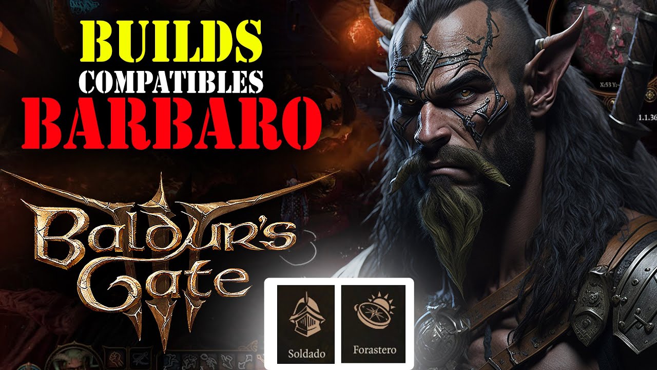 🔥 Nuevo 🔥 Baldur's Gate 3 - Build BARBARO - BARBARO - Draconico Y DROW ...