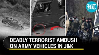 Indian Army Vehicles Ambushed By Terrorists In J&K; 3 Soldiers Killed In Rajouri-Poonch Area | Watch