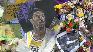 Remembering Kobe Memorial | Pre Game at LA LIVE | Lakers vs Trail Blazers
