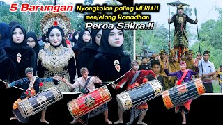 Nyongkolan Paling Meriah Di Peroa Sakra Di Iringi 5 Barungan Gamelan || Gendang Beleq Sakra