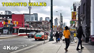 Toronto Walks - 510 Spadina Streetcar Line [4K]