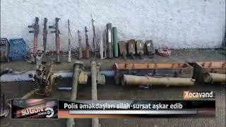 Xocavənddə polis əməkdaşları silah sursat aşkar edib