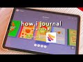 how i journal digitally using Paper app 📝✨