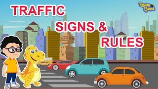 Traffic Signs and Rules For Kids | Road Safety For Children | Roving Genius
