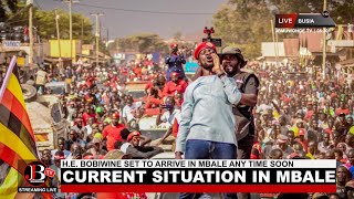 Laba ekiri embale - Live updates from mbale - Bobiwine set to arrive