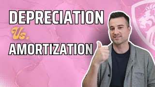 The difference between depreciation and amortization