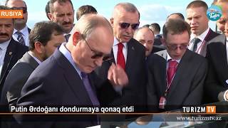 Putin Ərdoğanı dondurmaya qonaq etdi.