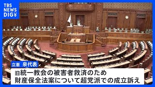 臨時国会　きょうから代表質問　経済対策や旧統一教会の財産保全法案をめぐり論戦｜TBS NEWS DIG