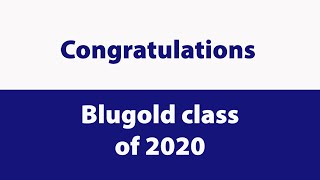 Congratulations Blugold class of 2020!