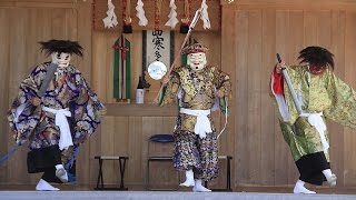 西寒多神社藤まつり2015　庄内原神楽保存会『国司』その１