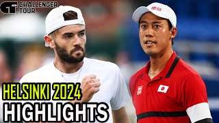 錦織 圭 vs ジェイコブ ファーンリー | ヘルシンキ チャレンジャー 男子 2024