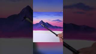 Speed ver. Peaceful Landscape Painting #Shorts