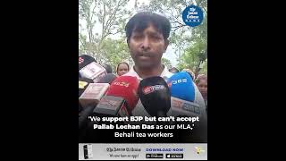 ‘We support BJP but can’t accept Pallab Lochan Das as our MLA,’ Behali tea workers