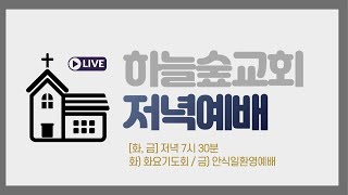 20250204(화) 하늘숲교회 화요기도회 [예수님의 십자가에서 완성되는 속죄] Live