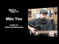 Miss You by The Rolling Stones Lesson on Guitar on Harmonica