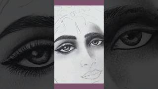 Mesmerizing Eyes Drawing of Shree Krishna #shorts #srikrishna #drawing #eyes
