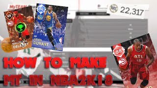 HOW TO MAKE MT SNIPING WITH NEW AUCTION HOUSE NBA2K18