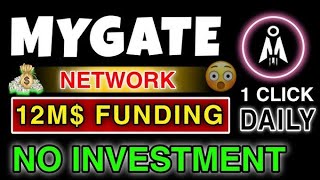 MyGate Network Same Like Grass//How To Start Mining