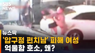 '압구정 펀치남' CCTV 논란…피해 여성, 억울함 호소  / SBS / 뉴스딱