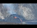 kilauea summit eruption 10 25 2021 crustal foundering u0026 spatter cone activity