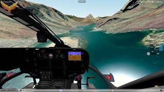 Challenge: Fly the Eurocopter EC135 through the Grand Canyon cockpit view