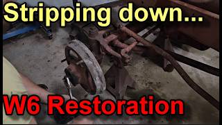 Scary front axles, stuck fans, and stubborn hoses! Check out Part 4 of the W6 Restoration Series!