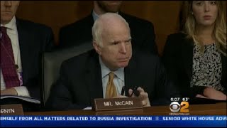 Sen. John McCain Returns To Senate For Health Care Vote