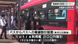 バスの新たな乗継割引制度７月開始へ　県の「文化と知」の拠点は「場所の変更必要ない」と佐藤宇都宮市長