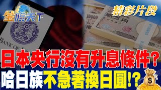 日本央行沒有升息條件？ 哈日族不急著換日圓！？｜金臨天下 20240409 @tvbsmoney