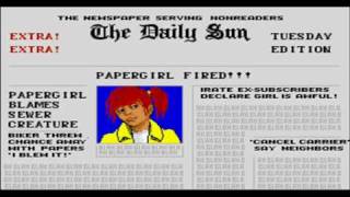 Paperboy II (Genesis) Game Over 2