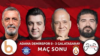 Adana Demirspor 0-3 Galatasaray Maç Sonu | Bışar Özbey, Rasim Ozan, Ahmet Çakar ve Abdülkerim Durmaz