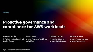 AWS re:Invent 2022 - Proactive governance and compliance for AWS workloads (COP204)