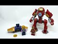 lego marvel iron man hulkbuster vs thanos 76263 2023 early set review