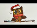 you design it we make it christmas owl by catherine ayers and siggy