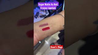 Sugar Matte As Hell Crayon Lipstick / Sugar Cosmetics / New Shade Lipsticks #new #lipstick #sugar