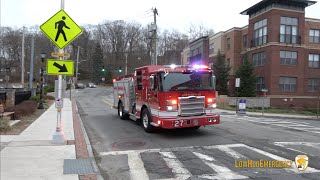 Eastchester FD Car 2102 \u0026 Engine 27 Responding