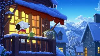 Snoopy’s Chill Christmas Vibes 🎄 Cozy Lofi Beats for the Holiday Seaso