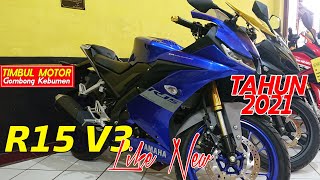 HARGA BEKAS R15 V3 2021 LOW KM KAYA BARU! MENDING DIBELI DAH!